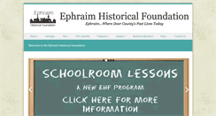 Desktop Screenshot of ephraim.org